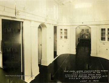 Officer's Dining Room on the U.S.L.H.S. Greenbrier Tugboat created by The Charles Ward Engineering Works in Charleston, West Virginia.