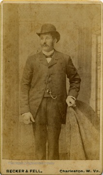 Carte de visite of a well dressed George Deer.