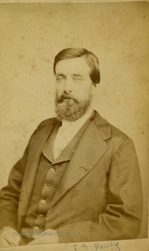 A carte de visite of a well dressed J. M. Young.