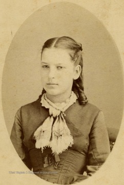 Young lady, probably of teen age.