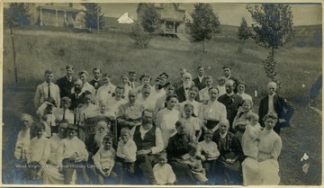 Family photo at the Maxwell family reunion in Morgantown, W.Va.