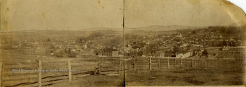 Looking east from the Soldiers Cemetery Hill.