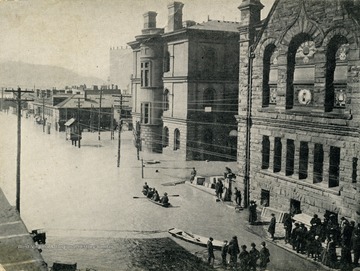 Post office and English Lutheran Church shown.