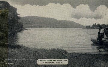 Boat docked on the right side of photo. (From postcard collection legacy system.)