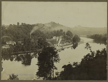 Residence seen to the far left with Dorsey's Knob in the background.