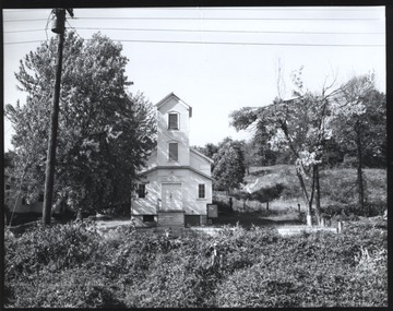 An unidentified church sits on a hill in Summers County.