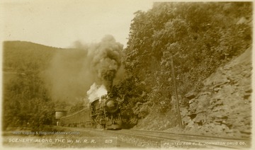 This image is part of the Thompson Family of Canaan Valley Collection. The Thompson family played a large role in the timber industry of Tucker County during the 1800s, and later prospered in the region as farmers, business owners, and prominent members of the Canaan Valley community.