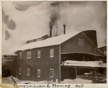 This image is part of the Thompson Family of Canaan Valley Collection. The Thompson family played a large role in the timber industry of Tucker County during the 1800s, and later prospered in the region as farmers, business owners, and prominent members of the Canaan Valley community.