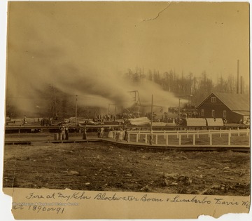 This image is part of the Thompson Family of Canaan Valley Collection. The Thompson family played a large role in the timber industry of Tucker County during the 1800s, and later prospered in the region as farmers, business owners, and prominent members of the Canaan Valley community.