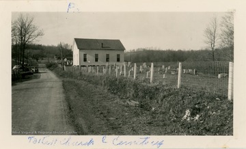 This church was organized in 1850.  The present church was built in 1883.