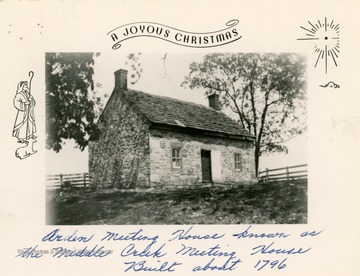 This Friends (or Quakers) church was built in approximately 1796