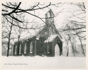 The church was organized in 1847.  According to the church history, during the civil war the building was used as a stable.