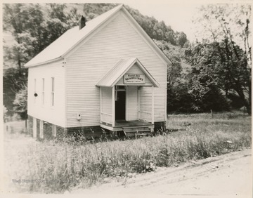 The church is located near Weston on Smith's Run. It was organized in 1832. The present building was built in 1852.