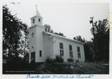 The southern Methodist church was organized in 1858.