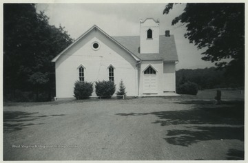 The congregation of this church, which was officially established in 1852, stems from one of the earliest Christian movements in the rural parts of Morgan County when Methodist minister George Wells traveled to teach in several different homes.This building is located off of West Virginia Route 9 at Spohrs Cross Roads.