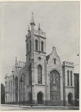 The Church began in 1827 by Associated Reformed Presbyterians from Short Creek, W. Va. and was officially organized in 1833. The first church building is still erect on the west side of Market Street and the second is below the corner of Ninth Street. 