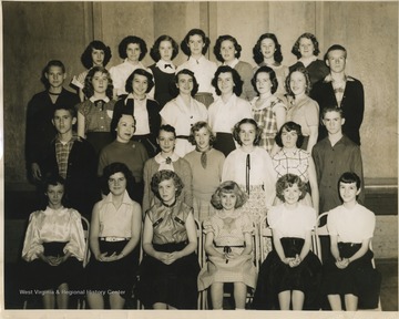 Jerry West is second row from the top and first on the left. No others are identified.