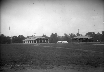 View of a 4-H camp's buildings and grounds. 