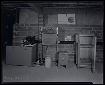 Photograph of a dairy exhibit. 