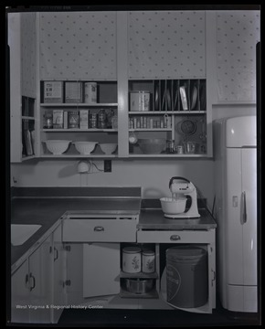 Interior view of the kitchen at the State 4-H Camp. 