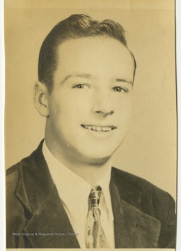 Terra Alta High School student and class treasurer Frank Lambert poses for his school photo. 