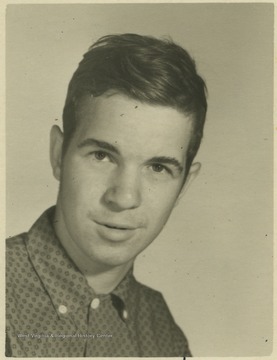 Burnes, a student at Southern Garrett High School, poses for his school photo. 