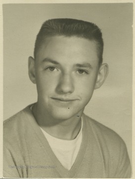 Bittinger, a student at Southern Garrett High School, poses for his school photo. 