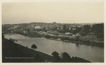 View of Morgantown W. Va. and the Monongahela River.