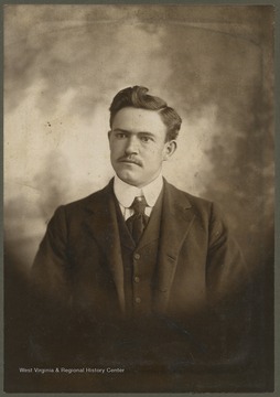 Portrait of a man identified as a Jollife relative. 