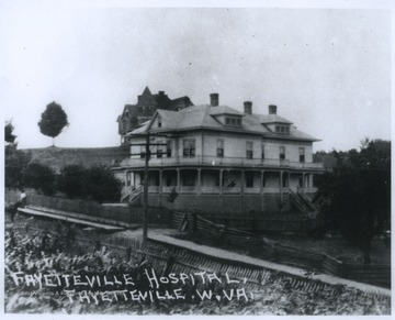 Exterior of the hospital building. 