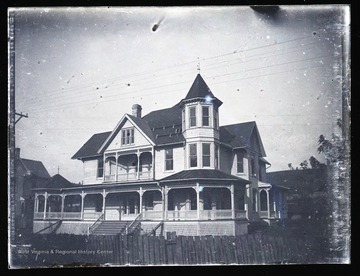 Home of Dr. Preston Boggs in Franklin, W. Va., located on what is now North Main Street.  The home was included when Franklin's historic district was placed on the National Register of Historic Places in 1986.