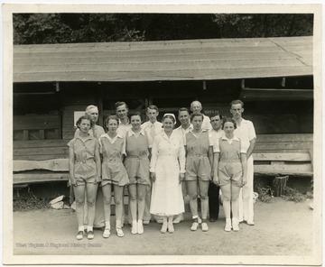 Group photo of the leaders from Brooke County 4-H Camp.