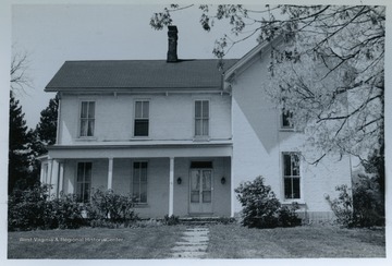 Anderson-Price-Sanders house, Federal style, 1878. Collins Ferry Road, Morgantown, W. Va.From the thesis of "The Influences of Nineteenth Century Architectural Styles on Morgantown Homes," call number NA7125.P481965.