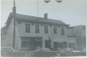 Hayes House, High Street, Morgantown, W. Va., built in 1841.From the thesis of "The Influences of Nineteenth Century Architectural Styles on Morgantown Homes," call number NA7125.P481965.