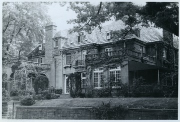 Chenoweth-Christopher House, Wilson Avenue, Morgantown, W. Va., built in 1926.From the thesis of "The Influences of Nineteenth Century Architectural Styles on Morgantown Homes," call number NA7125.P481965.