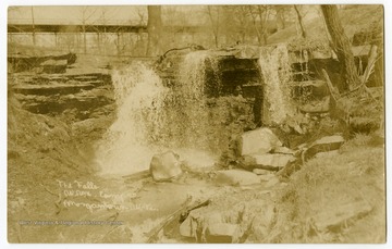 A view of Falling Run on the West Virginia University Morgantown campus.