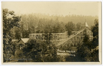 Oak Park was an amusement park on the Morgantown and Kingwood Railroad, a mile outside of Masontown, Preston County.