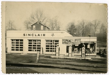 A Sinclair service station in the Jerome Park, neighborhood in Morgantown.