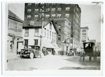 A view of High Street showing the Monongahela Building.