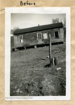 Delauder's home before renovations. 