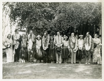 Carl B. Allen is second from the left. He joined the flight as a journalist to document the journey.