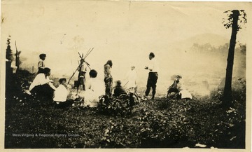 "The first camp ever held in West Virginia. J. U. Shipman- County agent."