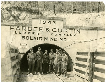 Bolair Mine No. 1 was run by the Pardee and Curtin Lumber Company.