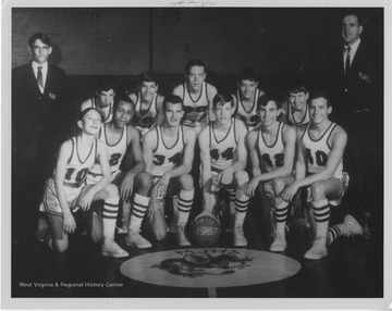 Freshman Team14-0 RecordFront Row left to right Willie Barker, Duane Lewis, Harold "Swifty" Shaver, Rick "Mouse" Morris, Robert Thompkins, Tim Thorn.Back row: Stanley Slavinsky (Manager), Steve Bowden, Jim Tallman, Ken Ryan, Brad Rushford, Lynn Jaddot, Coach Tom Kurczak.