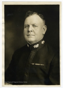 Caption reads, "Captain Thomas J. Senn, U. S. N., who has been placed in command of the new battleship U. S. S. West Virginia, the largest ship of itS kind in the U. S. or any other navy. The ship was placed in commission at the Norfolk Navy Yard, December 1."