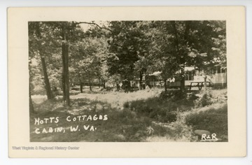 Hotts Cottages was located along the North Fork South Branch Potomac River in Cabins, an unincorporated community in the Spruce Knob-Seneca Rocks National Recreation Area of the Monongahela National Forest.