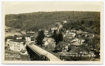 A view of Gormania from U. S. Route 50.