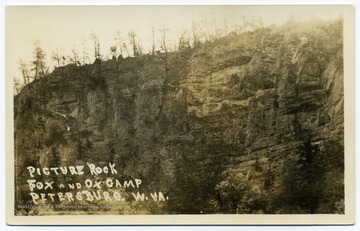 Rock formations on this cliff face resemble a fox and an ox, thus giving the camp its name. 