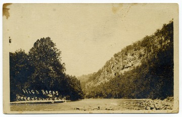 The South Branch of the Potomac River flows through Petersburg Gap, W. Va.