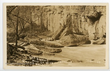 "Smoke Holes" refers to the Smoke Hole Canyon, a 20 mile gorge carved by the South Branch Potomac River in the Spruce Knob-Seneca Rocks National Recreation Area. 